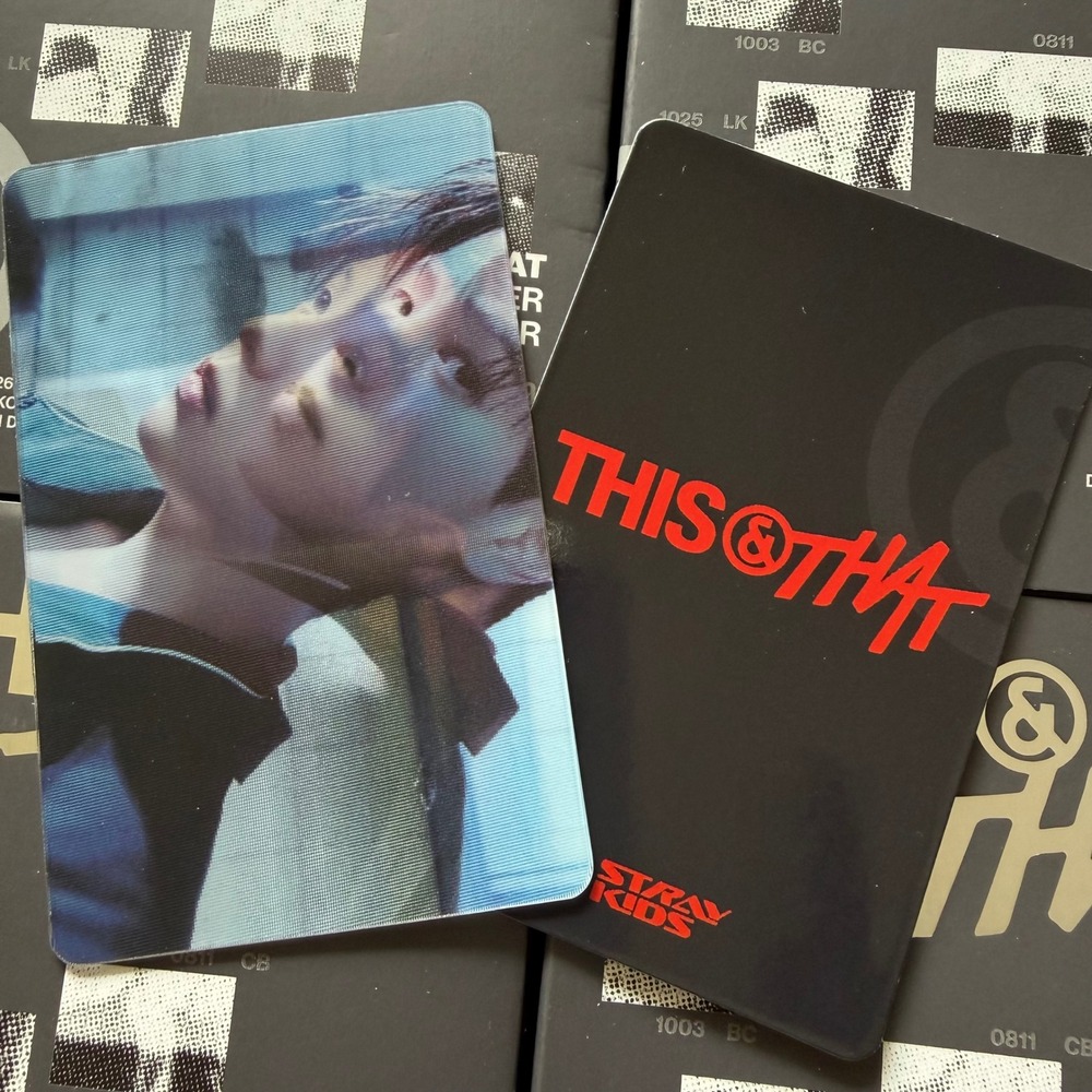 STRAY KIDS SEUNGMIN This & That Lenticular Photocard